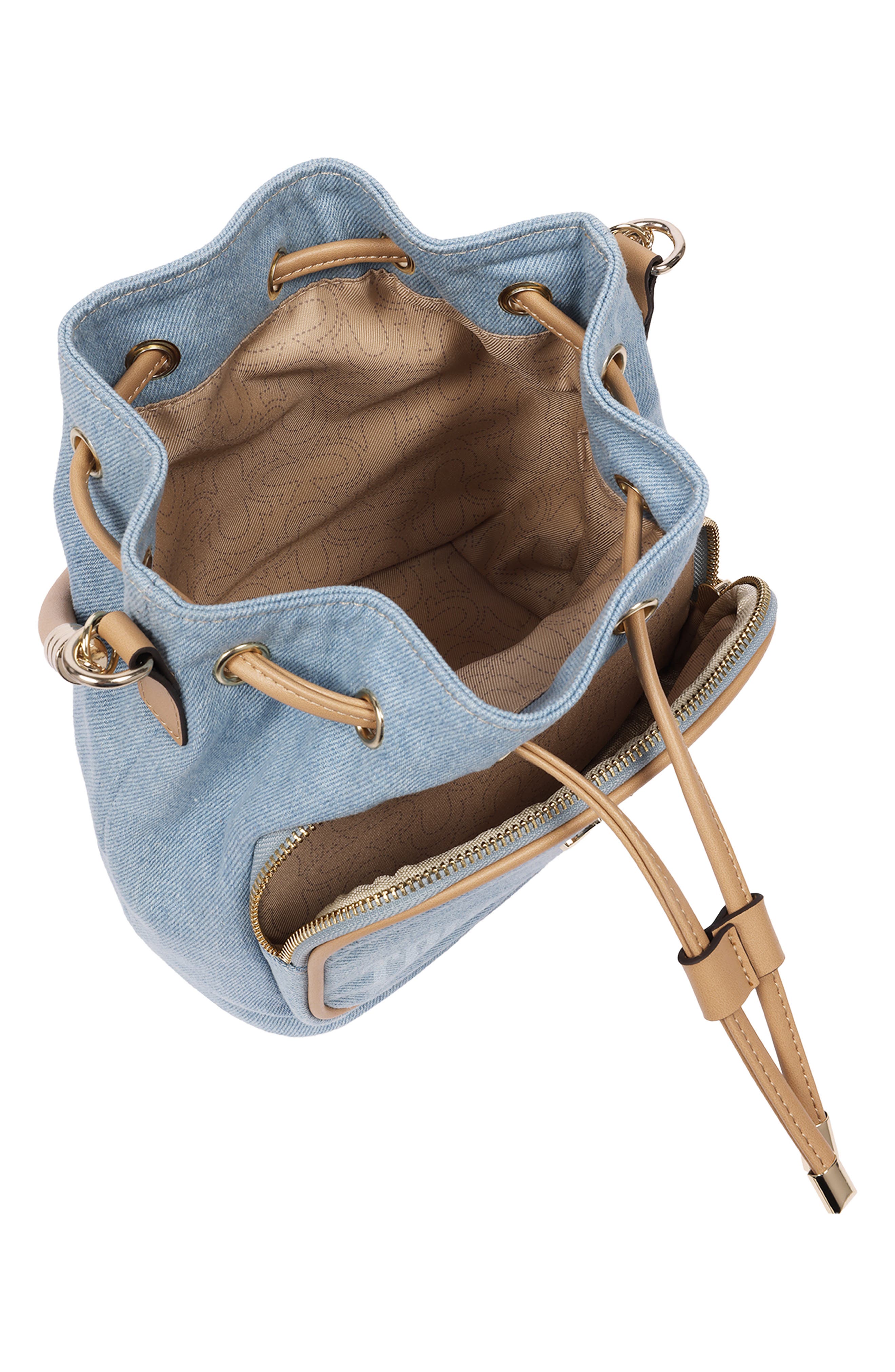 Bryce Denim Bucket Bag, Alternate, color, DENIM
