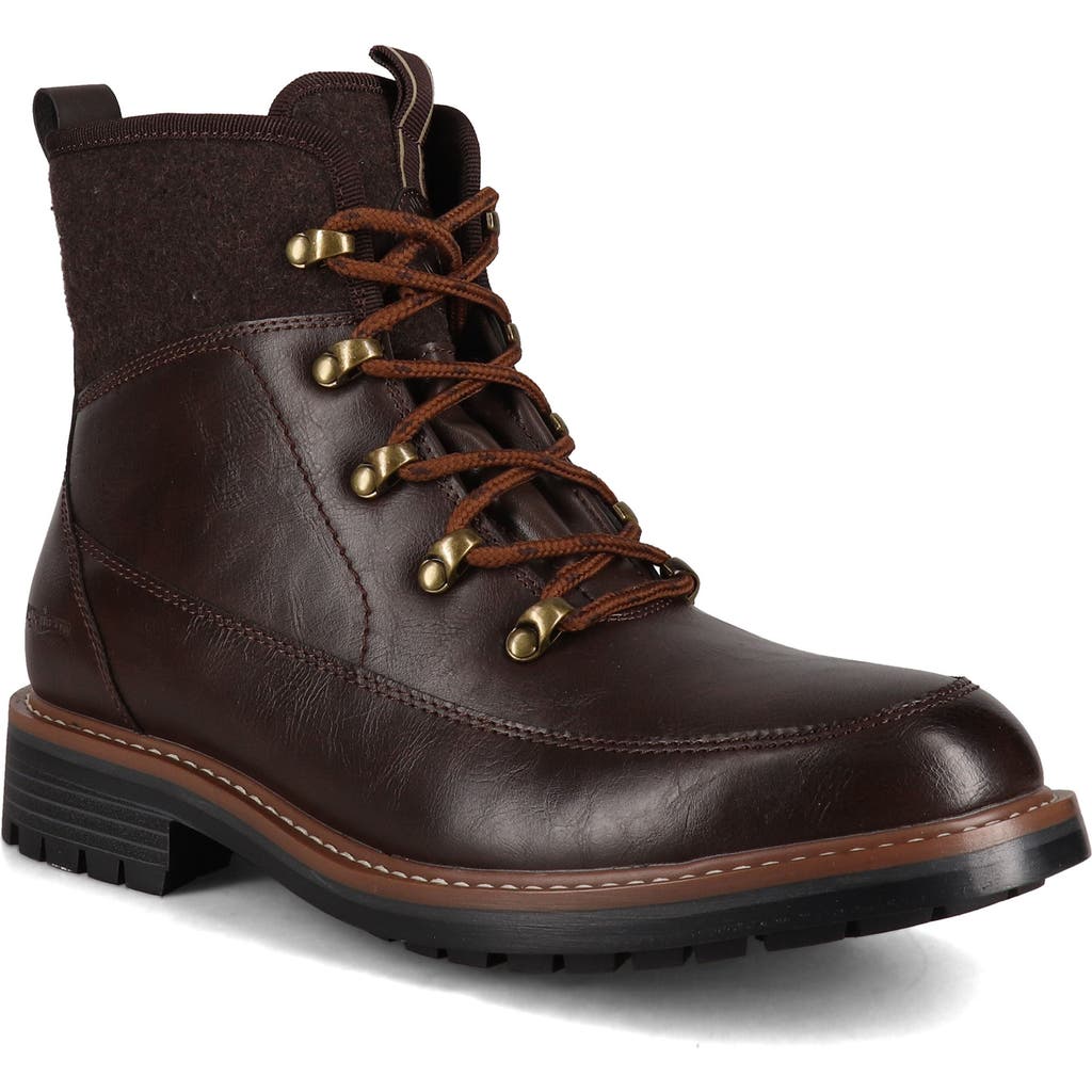 Aquatherm By Santana Canada Teton Waterproof Faux Fur Lined Commuter Boot In Brown