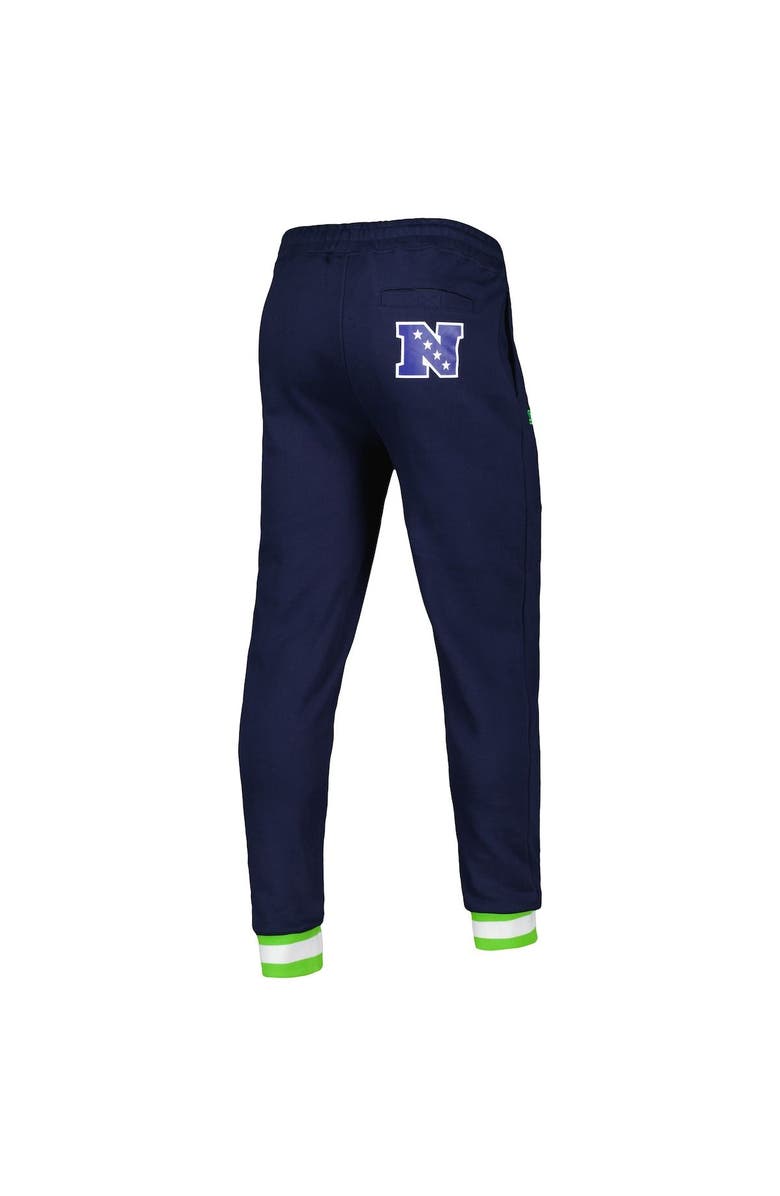 STARTER Men's Starter College Navy Seattle Seahawks Blitz Fleece Jogger Pants, Alternate, color, Navy