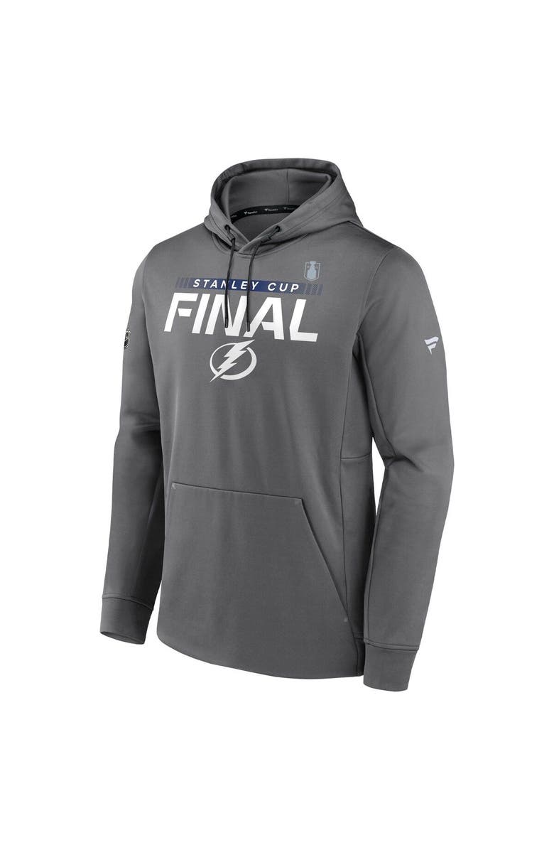 FANATICS Men's Fanatics Branded Gray Tampa Bay Lightning 2022 Stanley Cup Final Pullover Hoodie, Alternate, color, 