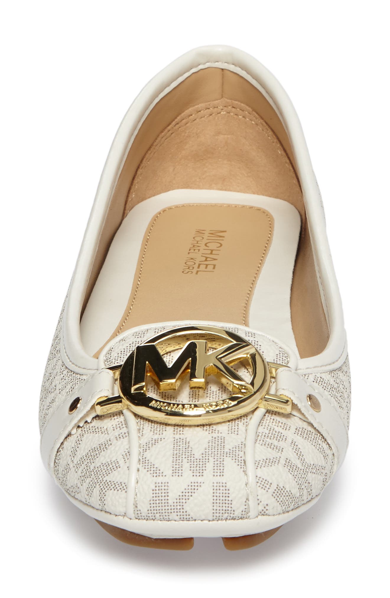 'Fulton' Moccasin, Alternate, color, VANILLA LEATHER