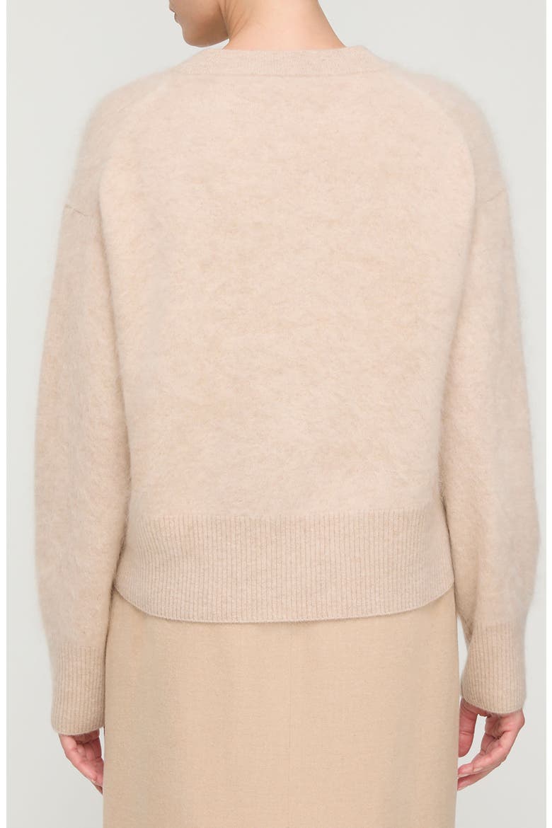 Brushed Cashmere Cardigan, Alternate, color, NATURAL MELANGE