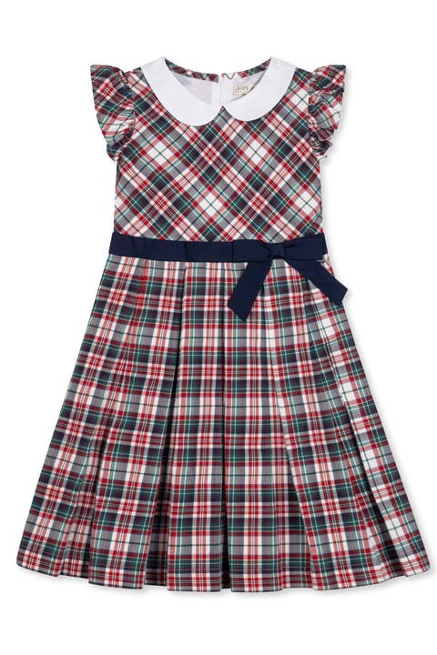 Kids' Organic Peter Pan Collar Party Dress