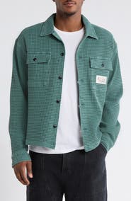 Brain Dead Waffle Button-Up Shirt