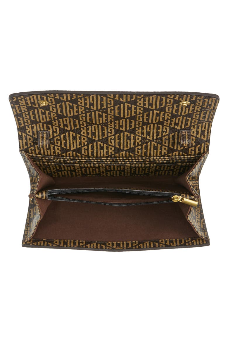 Monogram Crossbody Wallet, Alternate, color, MEDIUM BROWN