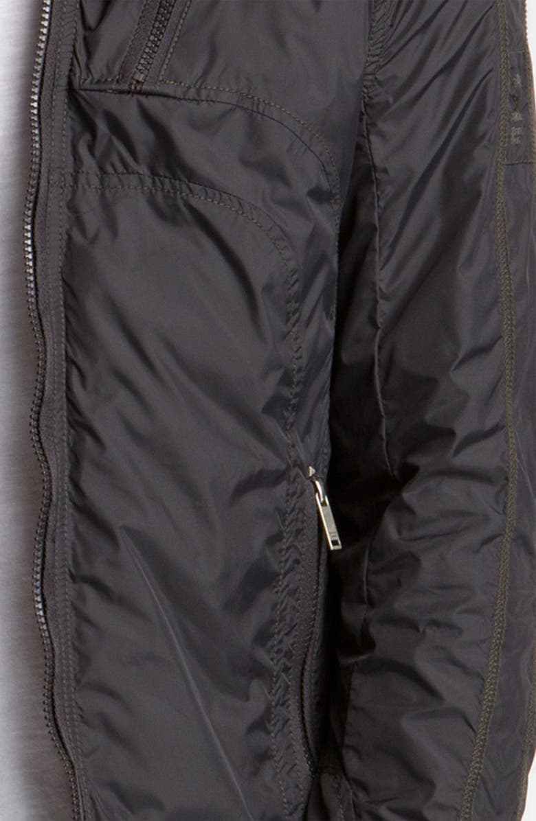 DIESEL<sup>®</sup> 'Jurlo' Trim Fit Nylon Moto Jacket, Alternate, color, 