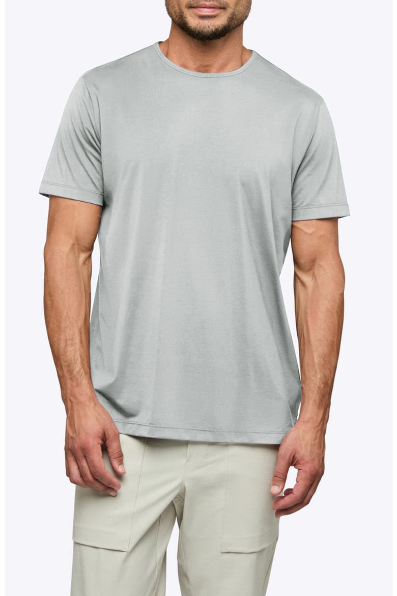 AO Split Hem T-Shirt, Main, color, METAL
