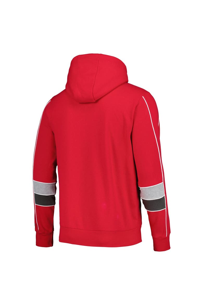 Men's Starter Red Tampa Bay Buccaneers Captain Pullover Hoodie, Alternate, color, Red