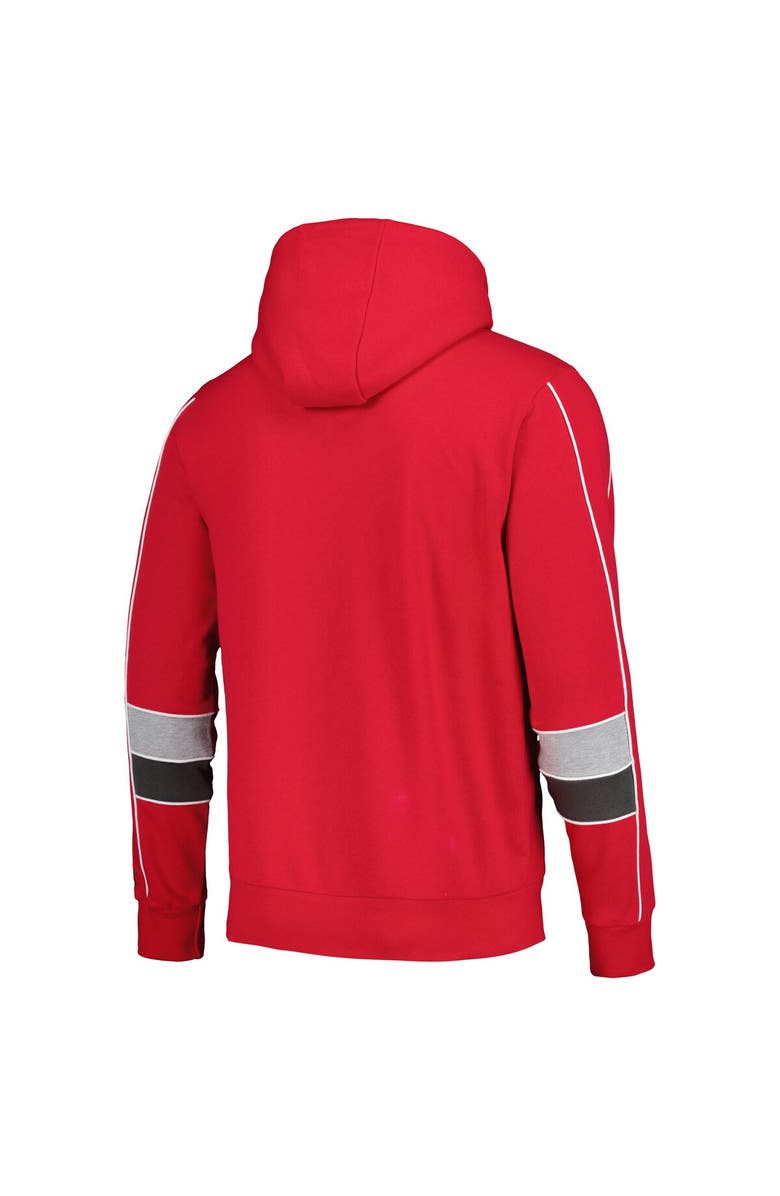 STARTER Men's Starter Red Tampa Bay Buccaneers Captain Pullover Hoodie, Alternate, color, Red