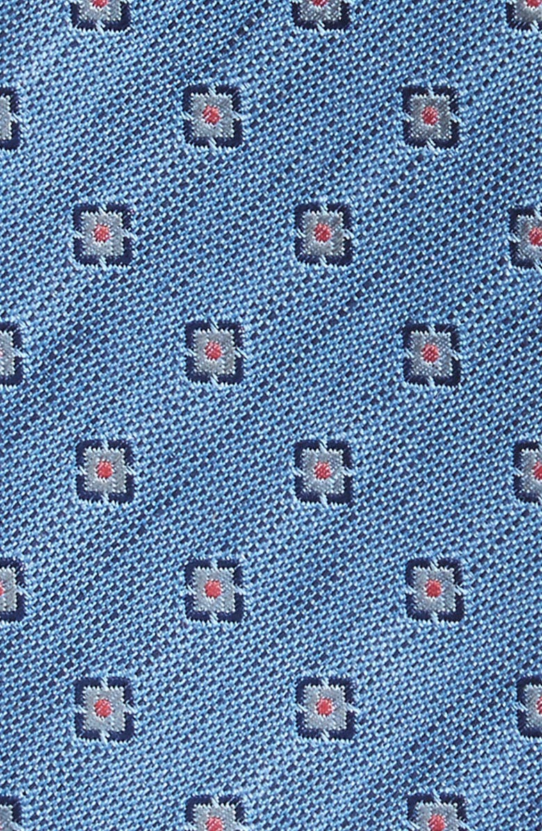 The Tie Bar Medallion Scene Silk & Linen Bow Tie, Alternate, color, 