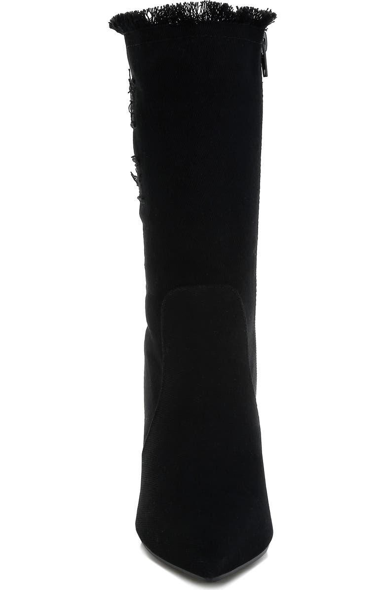 LONDON RAG Himkok Fringed Pointed Toe Boot, Alternate, color,