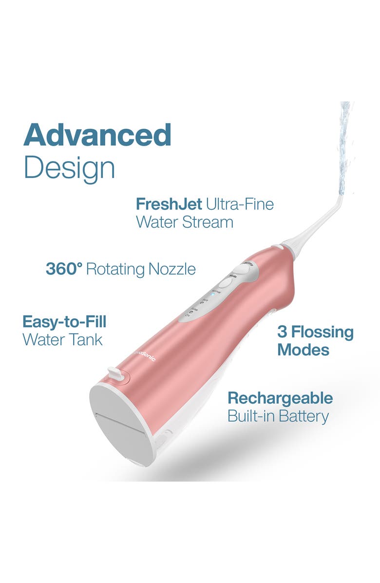 AQUASONIC Aqua Flosser, Alternate, color, Rose Gold