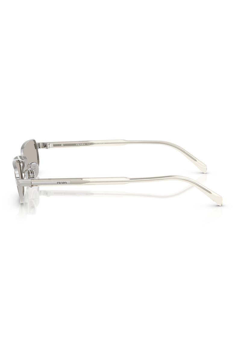 54mm Rectangular Sunglasses, Alternate, color, 1BC30P54 SILVER
