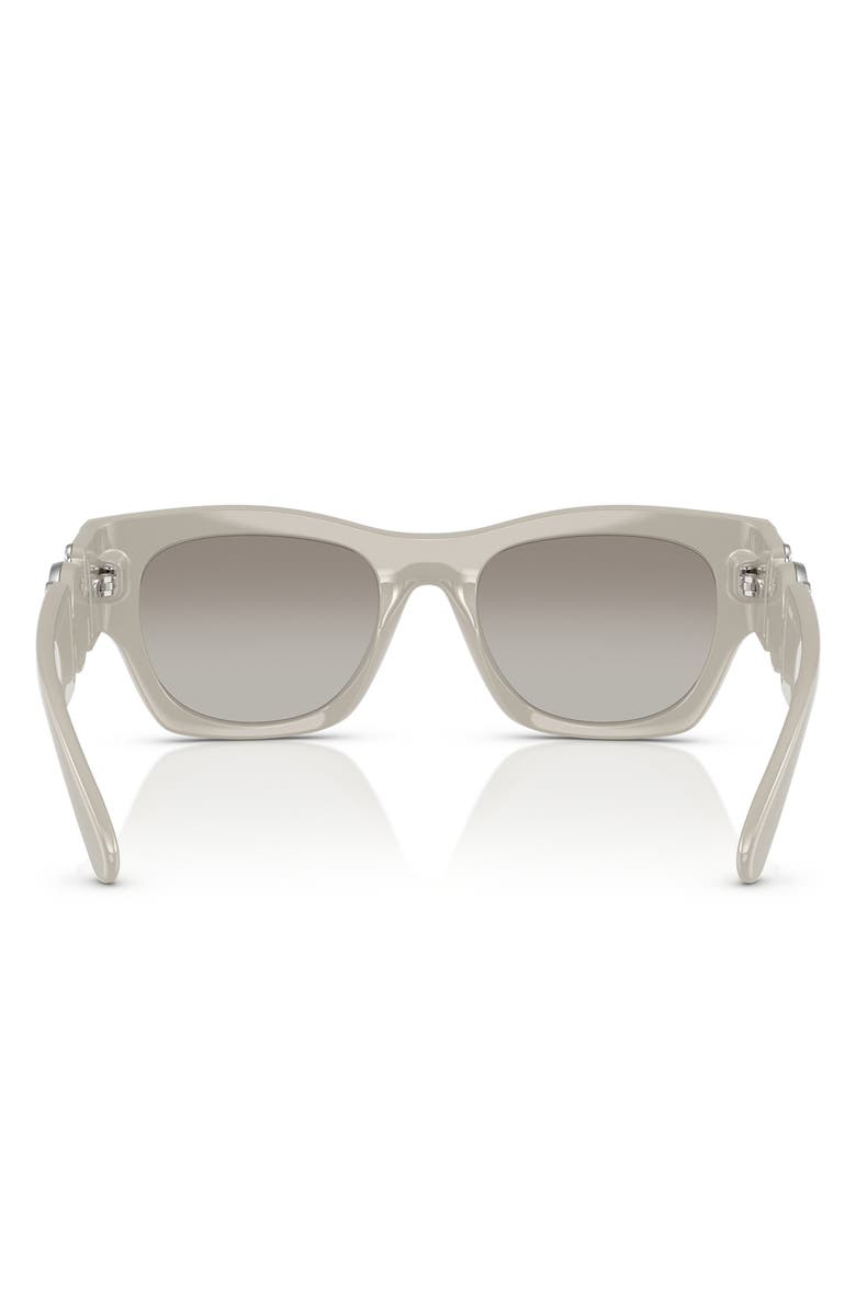 Versace 52mm Pillow Sunglasses, Alternate, color, Grey