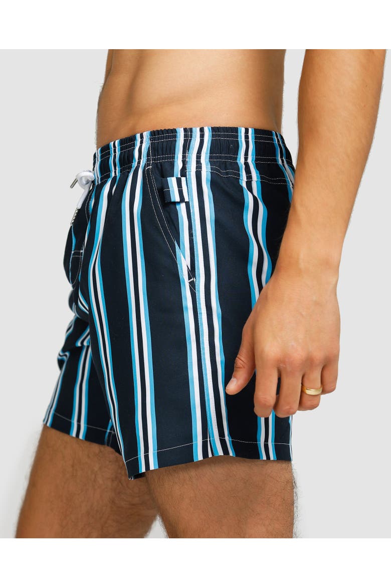 Nice Swim Short, Alternate, color, Navy & Light Blue Stripe