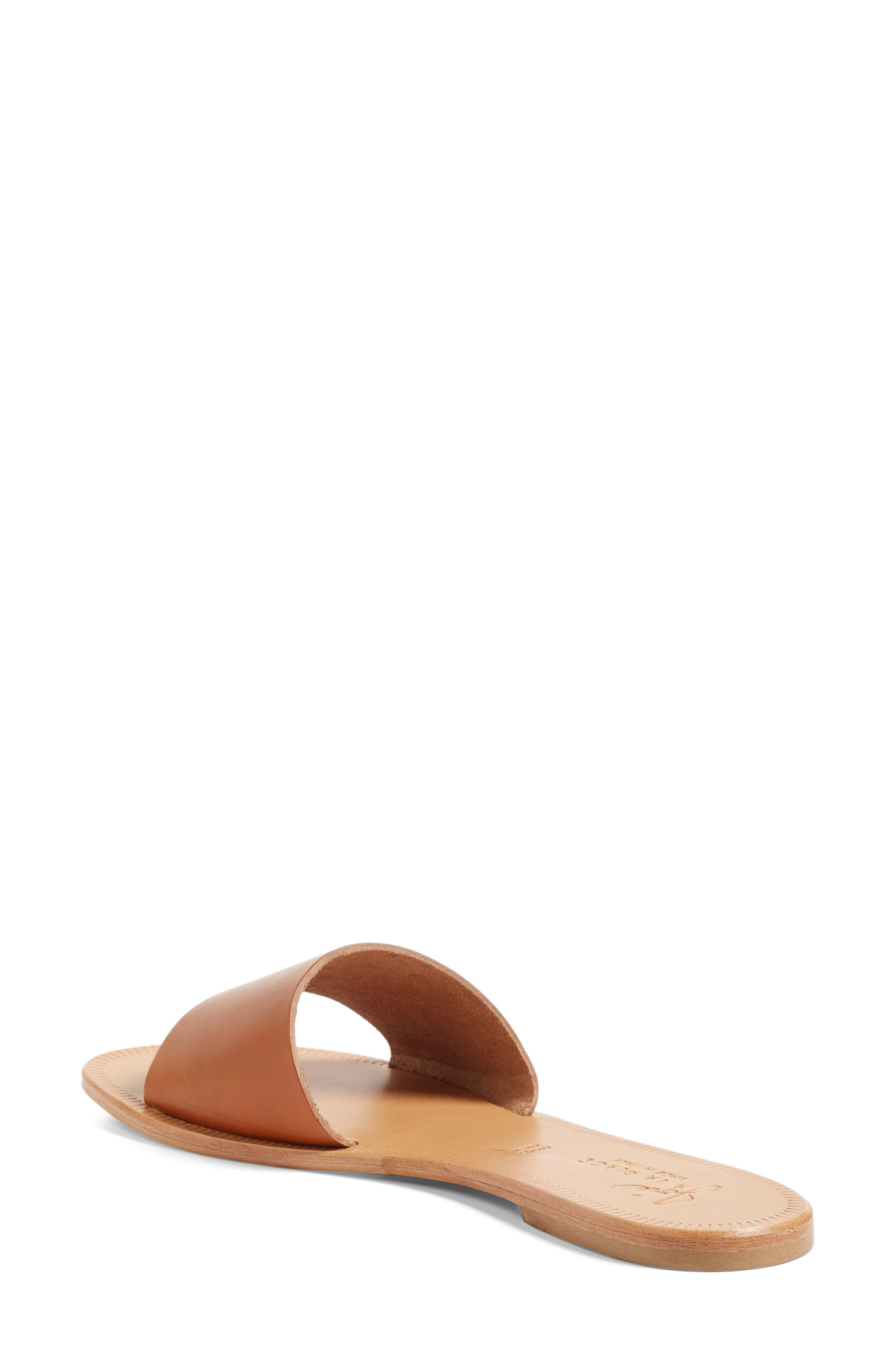 Lacey Slide Sandal, Alternate, color, CUOIO