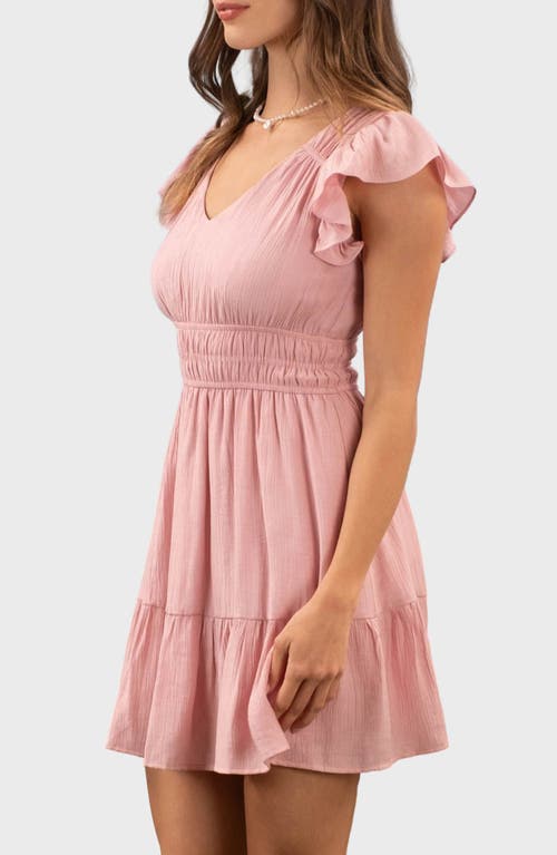 BLU PEPPER BLU PEPPER TIERED MINIDRESS