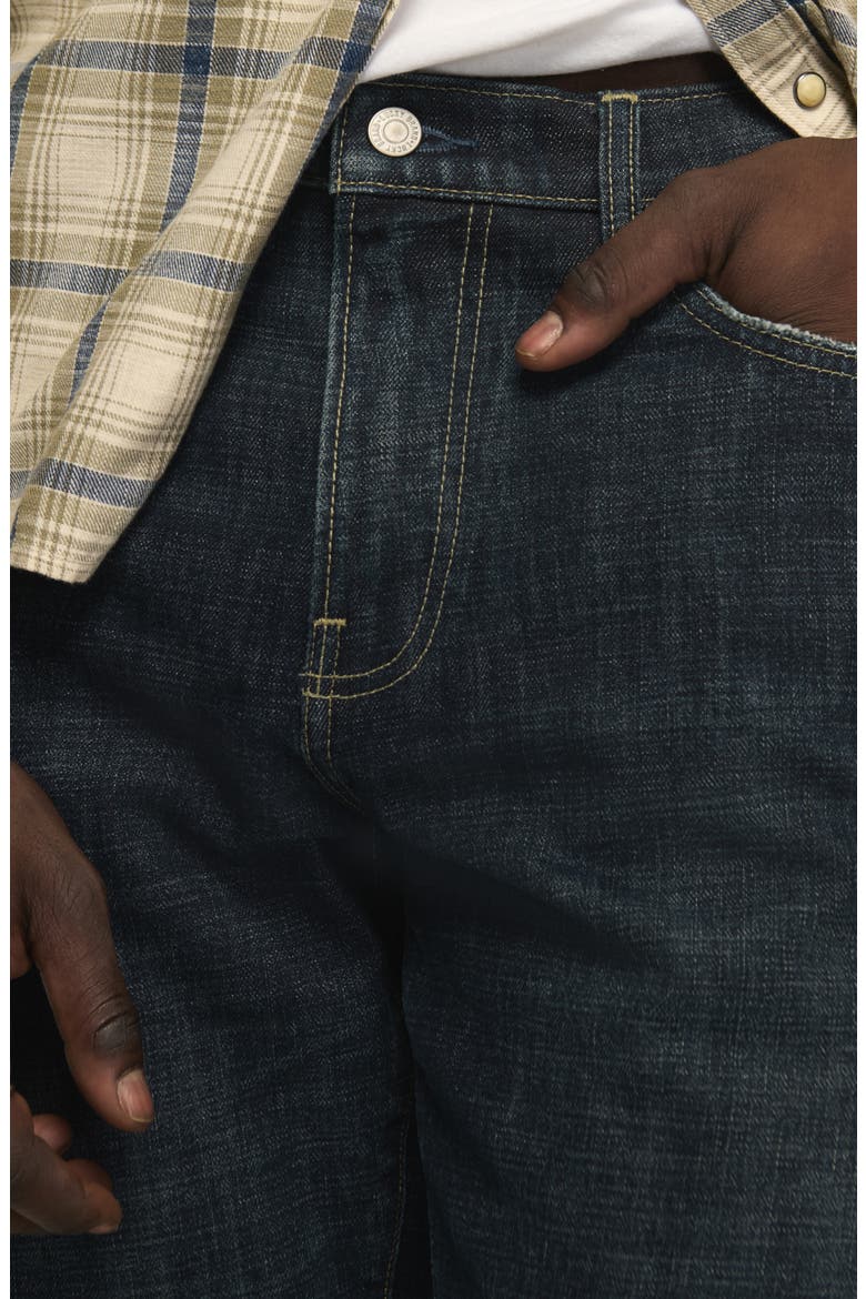 181 Relaxed Selvedge Straight Leg Jeans, Alternate, color, IRONHIDE