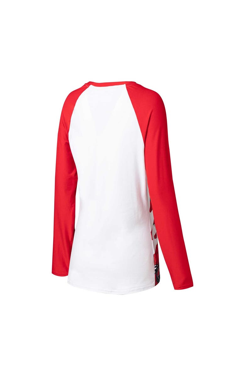 CONCEPTS SPORT Women's Concepts Sport Red Wisconsin Badgers Tinsel Ugly Sweater Long Sleeve T-Shirt & Pants Sleep Set, Alternate, color, Red