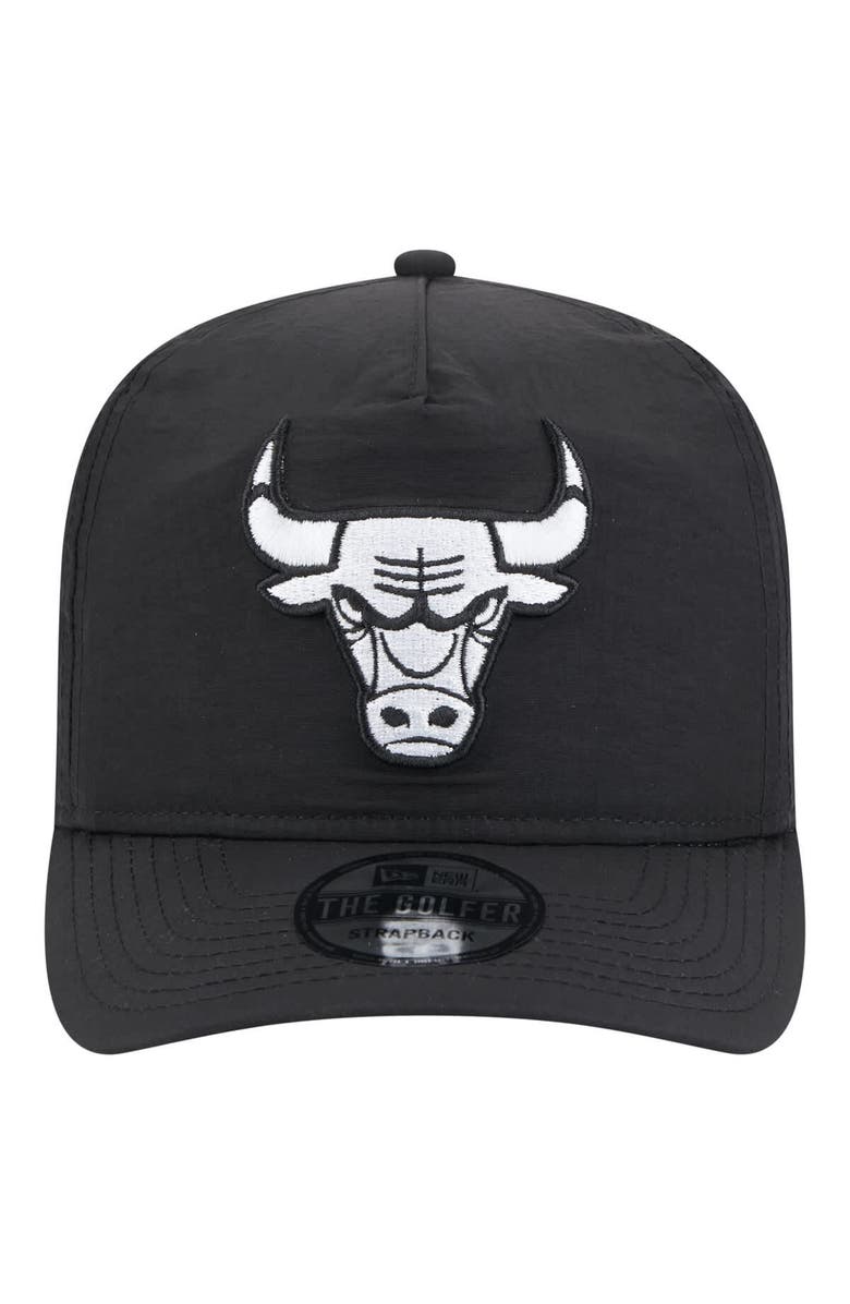 New Era Men's New Era Black Chicago Bulls Injection Everyday Golfer Adjustable Hat, Alternate, color, Black