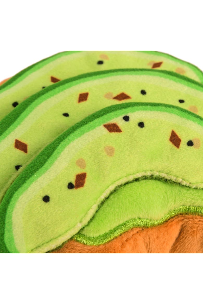 Barking Brunch Avodoggo Toast Plush Dog Toy, Alternate, color, Multicolored