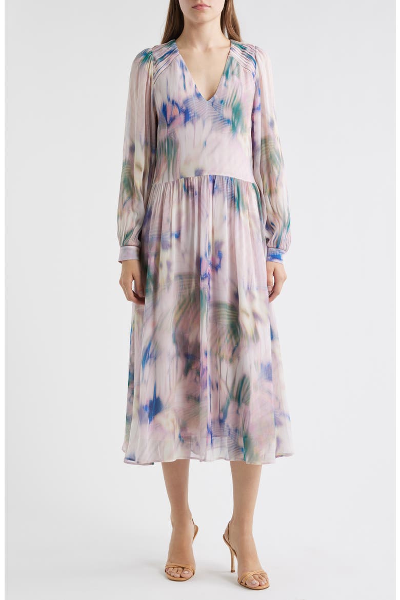 Ditilla Print Long Sleeve Dress, Main, color, OPEN MISC