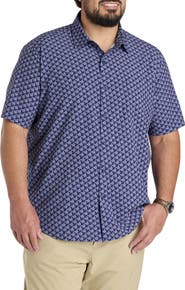 Tommy Bahama Big & Tall Cost Tropic Geoscape Sport Shirt