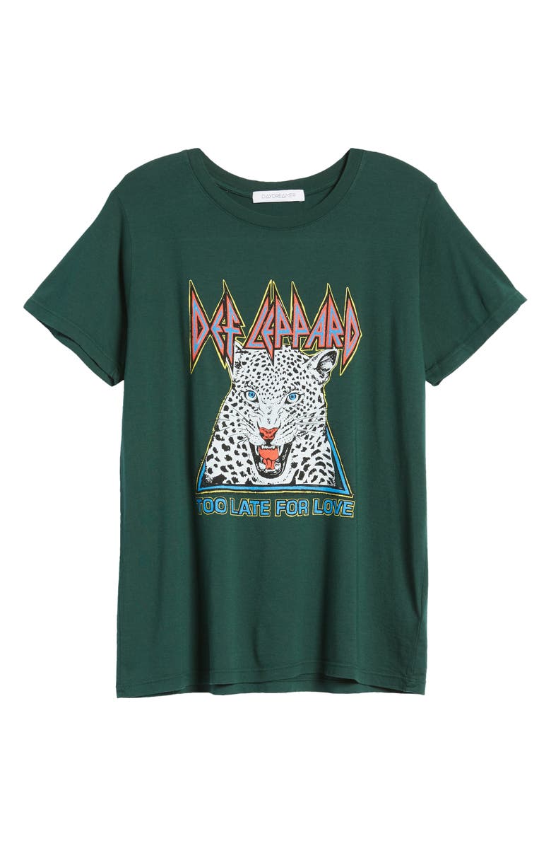 Daydreamer Def Leppard Too Late for Love Graphic Tee, Alternate, color, 