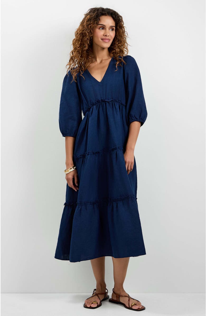 Trina Turk Calm Dress, Alternate, color, Ink