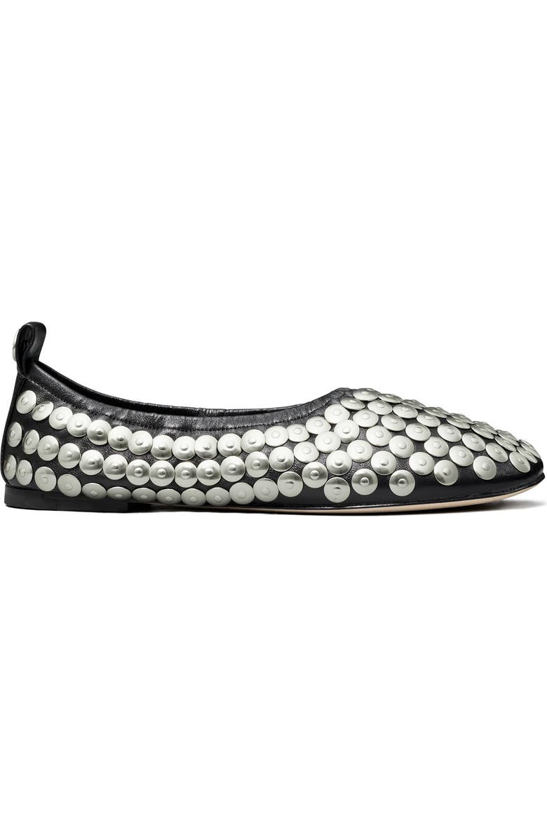 Tory Burch Studded Ballet Flat, Alternate, color,