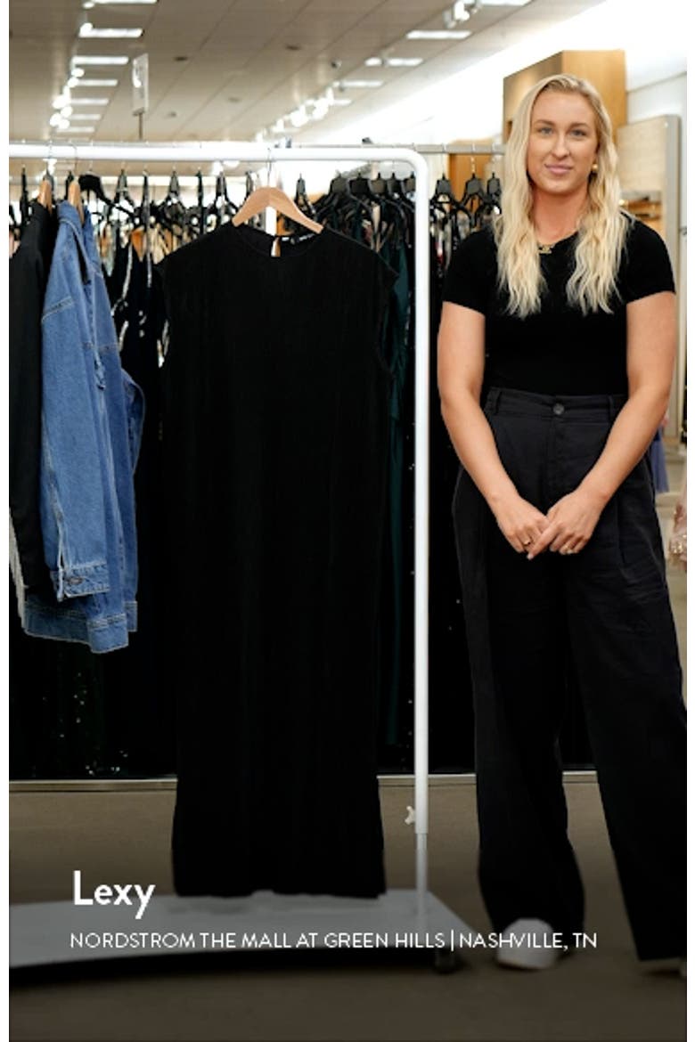 Pleated Sleeveless Midi Dress video