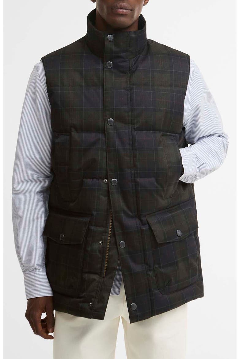 Lonnen Puffer Vest, Main, color, SHADOW CLASSIC TARTAN