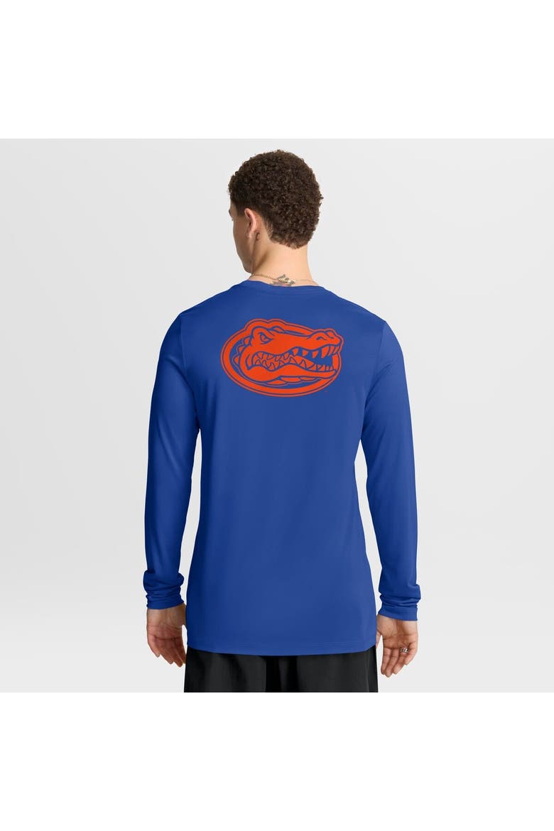 Men's Jordan Brand Royal Florida Gators Primetime Campus 2-Hit Legend Dri-FIT Long Sleeve T-Shirt, Alternate, color, Royal