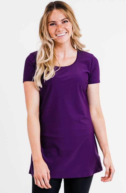 Calypsa Anna Swim Tunic In Purple