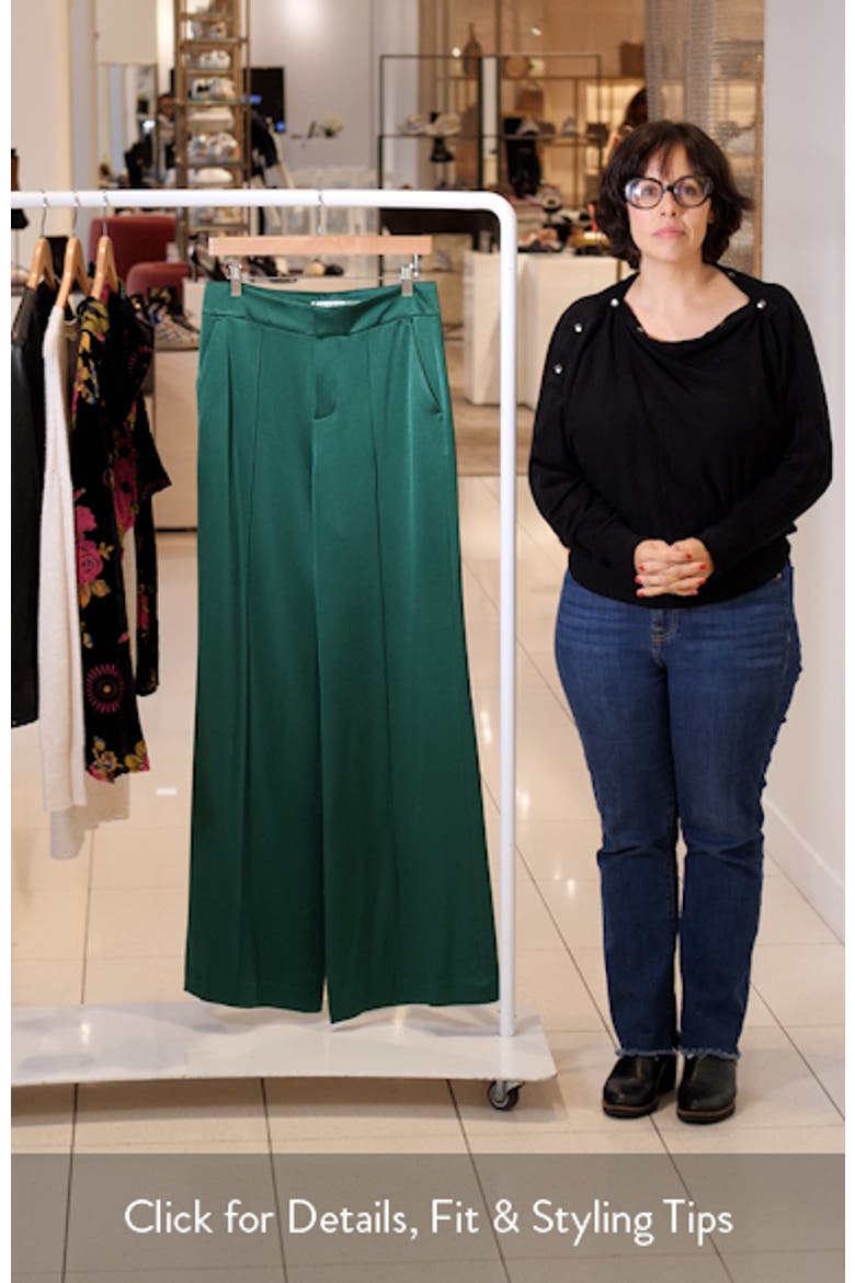 Dylan Piped Satin Wide Leg Pants video