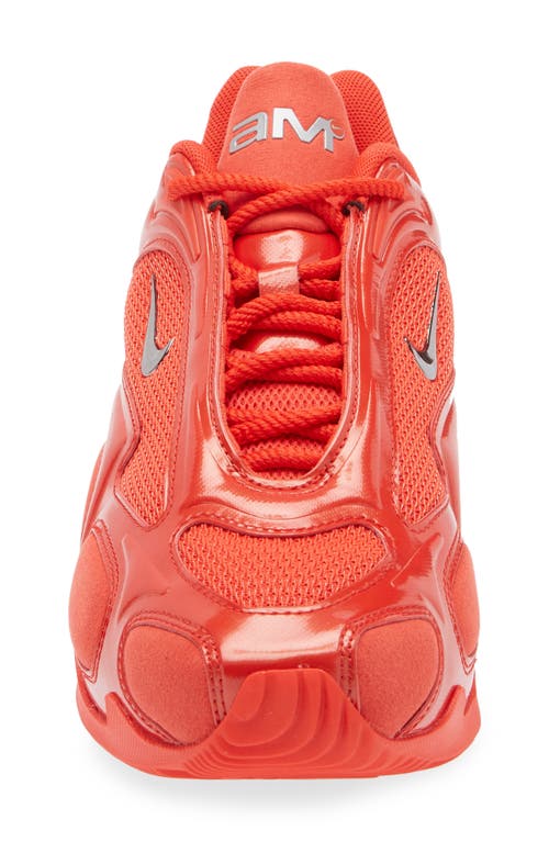 Nike Air Max Muse Sneaker In Habanero Red/metallic Silver