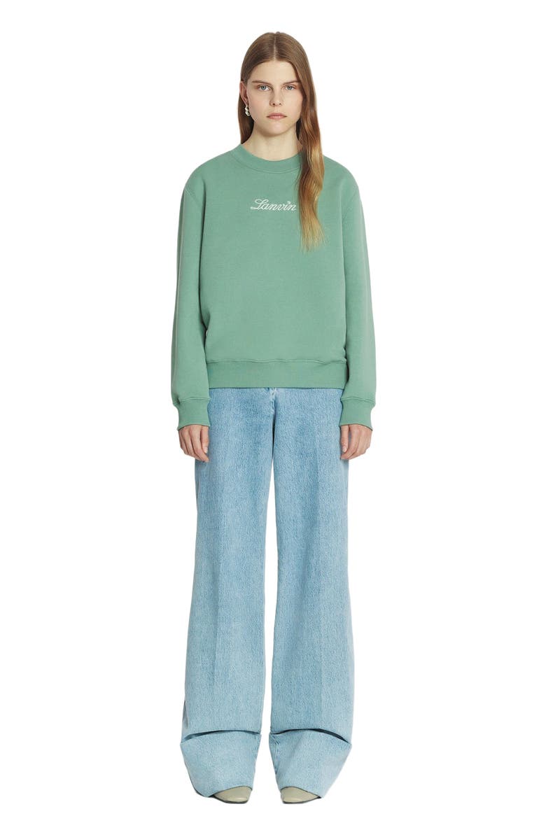 Lanvin EMBROIDERED SWEATSHIRT, Main, color, 