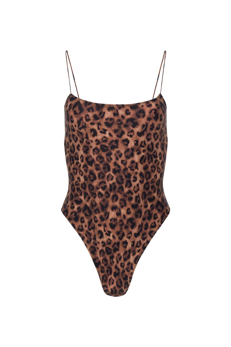 LE BON BON ONE-PIECE SWIMSUIT, Alternate, color, LEOPARD