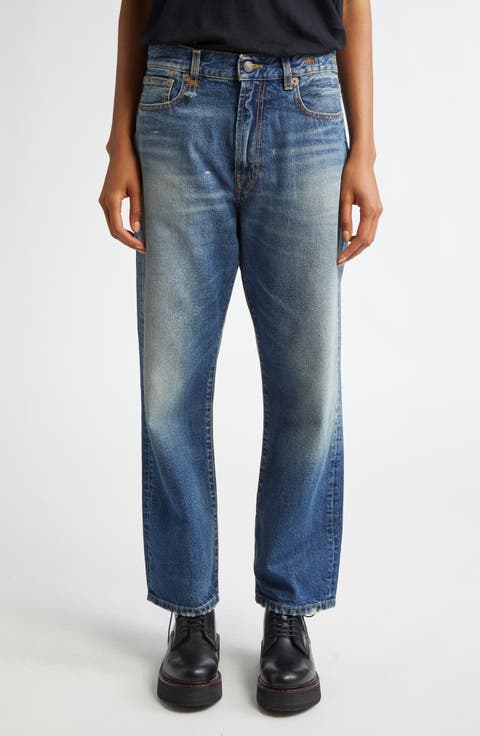 Boyfriend Jeans (Garnet Blue)