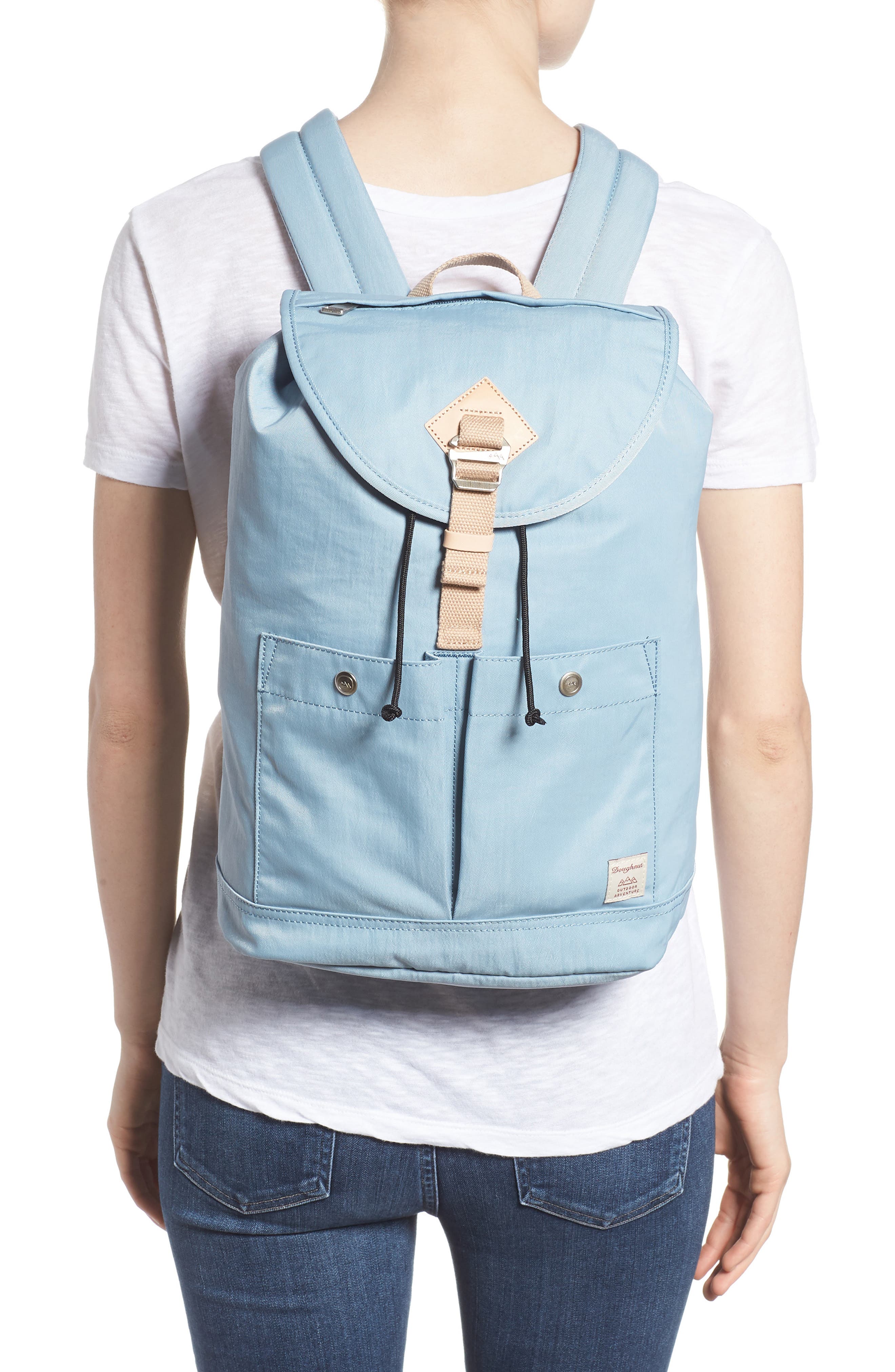 Montana Water Repellent Backpack, Alternate, color, LIGHT BLUE