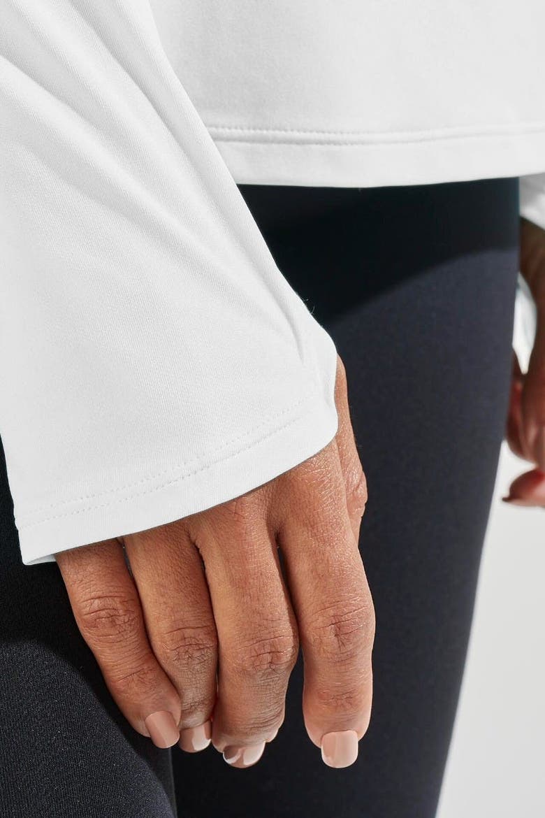 Women's Accelera Performance Long Sleeve Top, UPF 50+ Sun Protection, Alternate, color, White