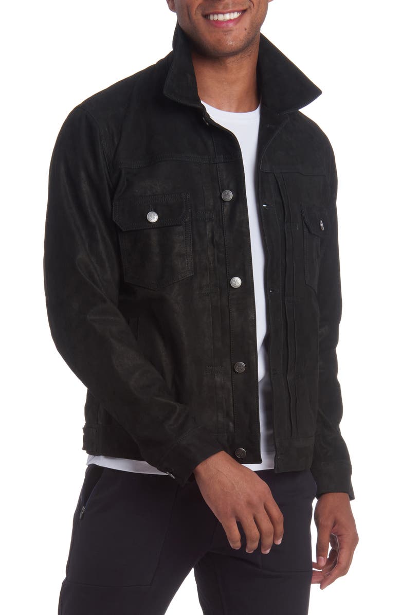 PINO BY PINOPORTE Leather Jacket, Main, color, 