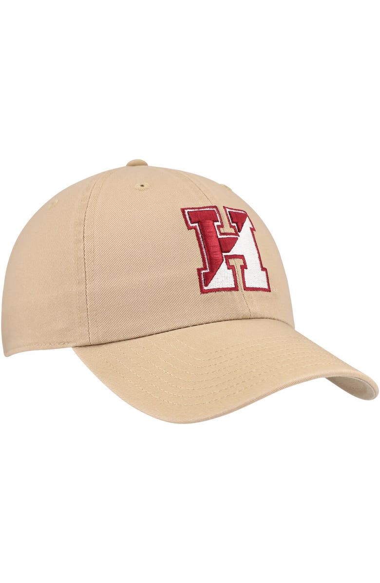 '47 Men's '47 Khaki Harvard Crimson Clean Up Adjustable Hat, Alternate, color, Khaki