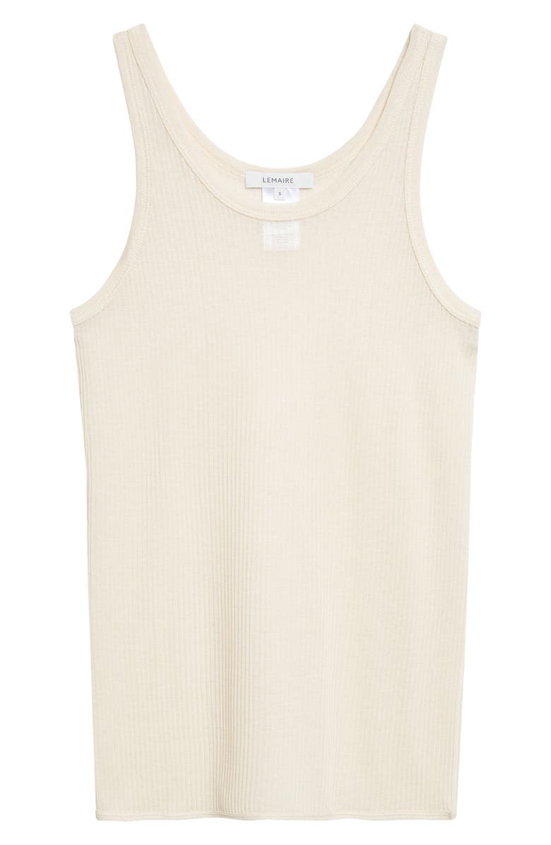 Lemaire Rib Scoop Neck Tank, Main, color, Jasmine