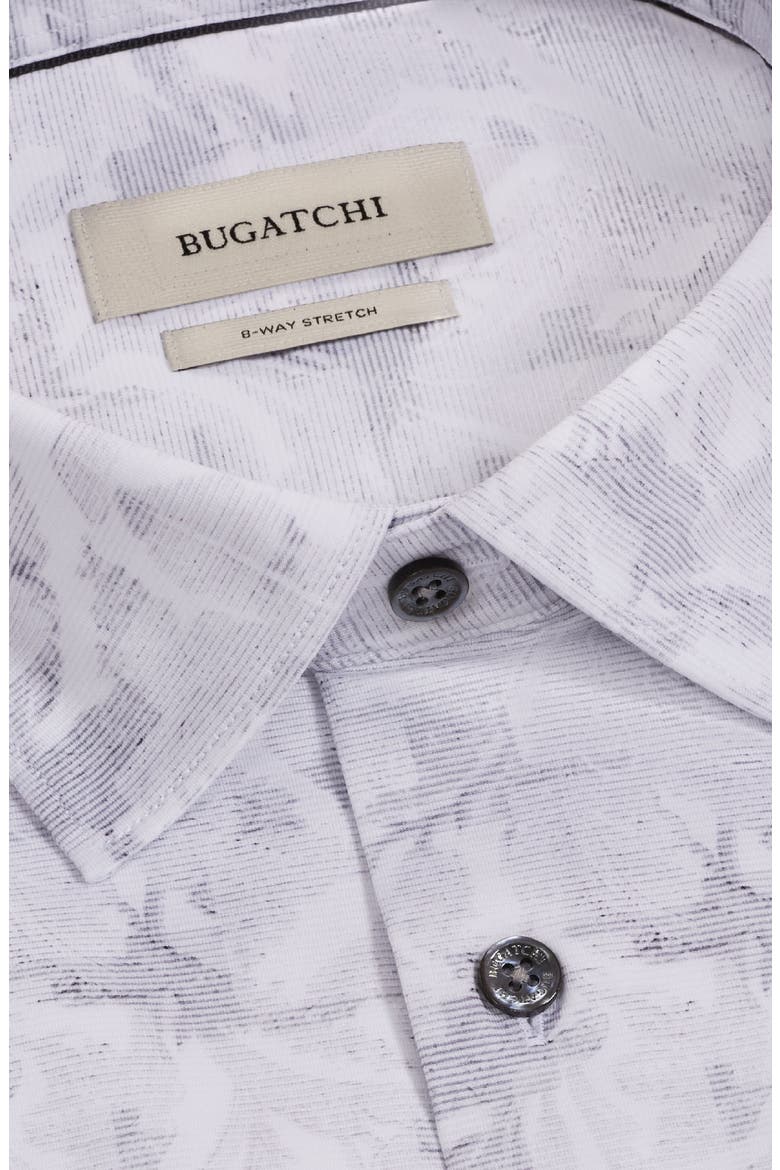 James OoohCotton® Abstract Jacquard Button-Up Shirt, Alternate, color, PLATINUM