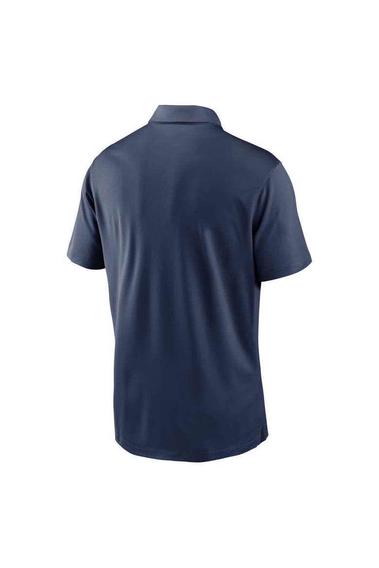 Men's Nike White/Navy New York Yankees Vapor Striped Performance Polo, Alternate, color, White