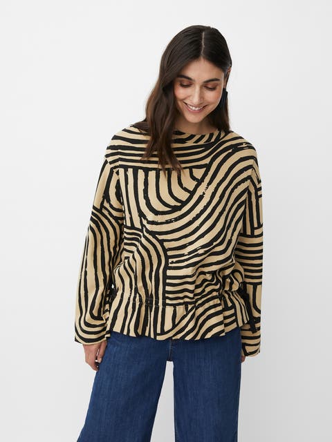 MaBidia Long Sleeve Jersey Top