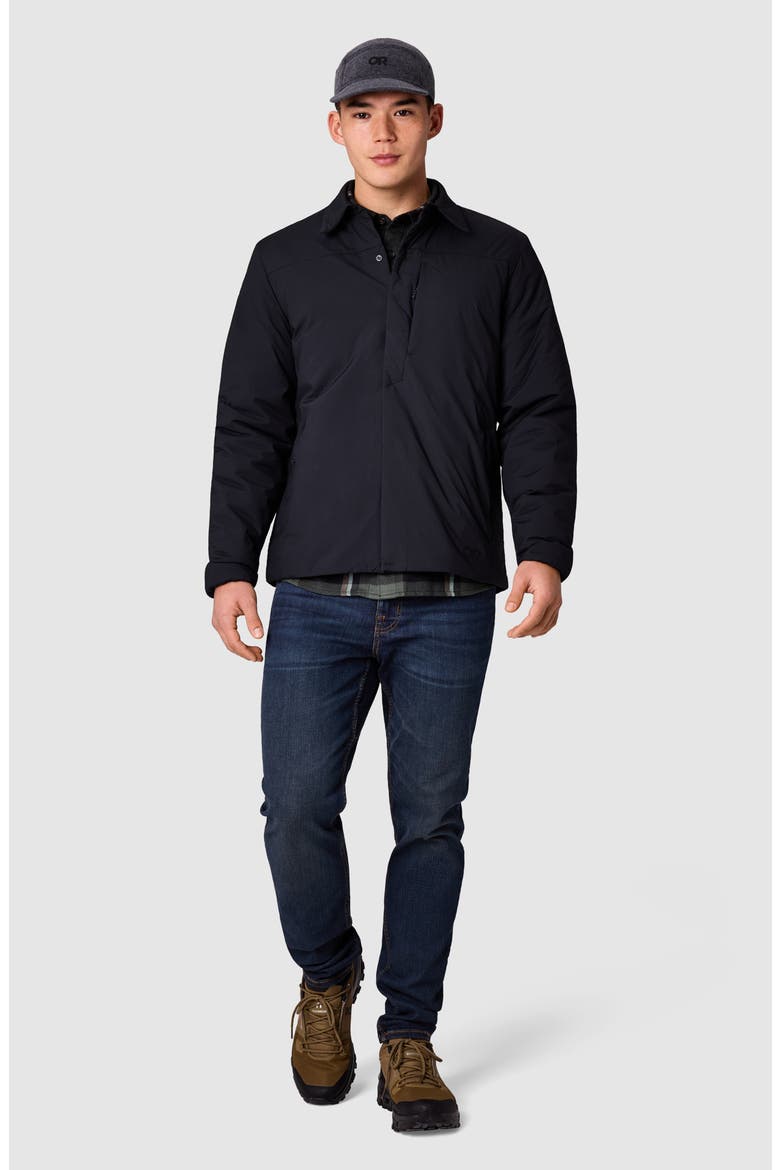 Vesper Insulated Shirt Jacket, Alternate, color, BLACK