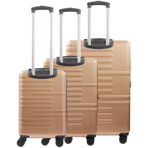 American Dreamliner 3-piece Hardside Luggage Set 22.5", 26.5", 30" In Gold