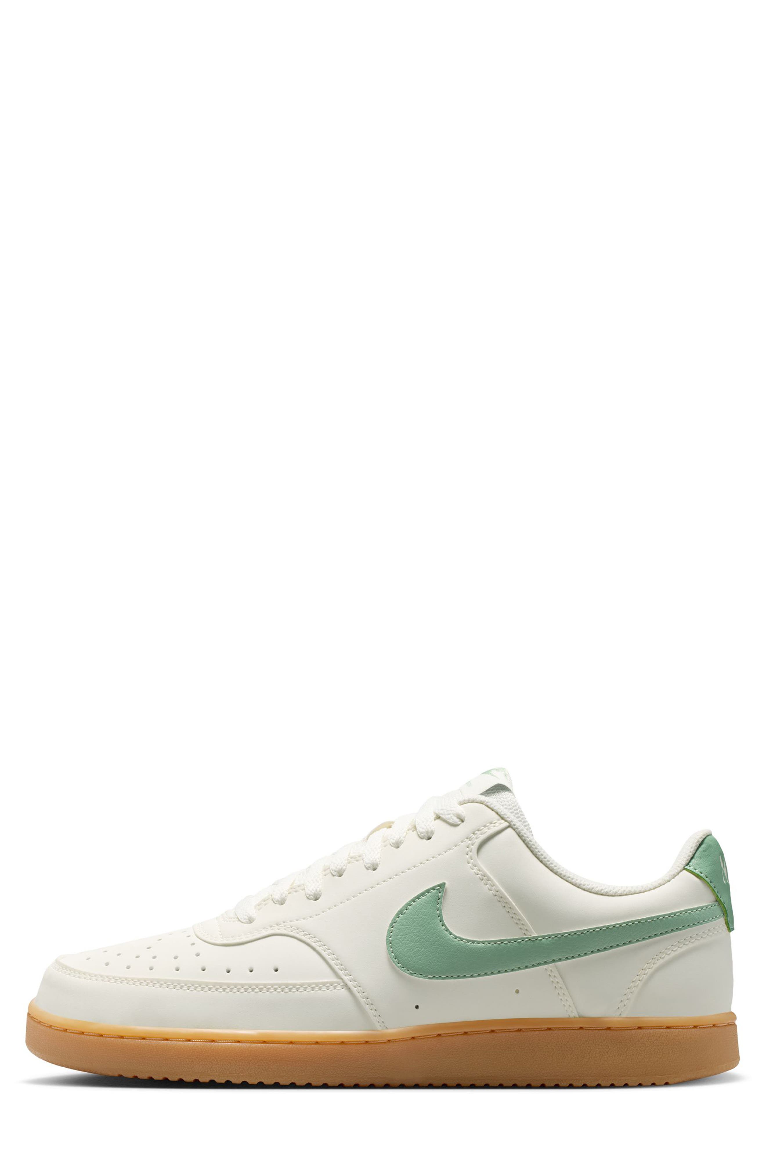Nike Court Vision Low Top Sneaker, Alternate, color, Sail/ Steam